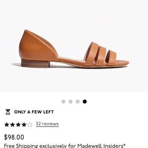 Madewell Black ‘Leila’ sandal size 6